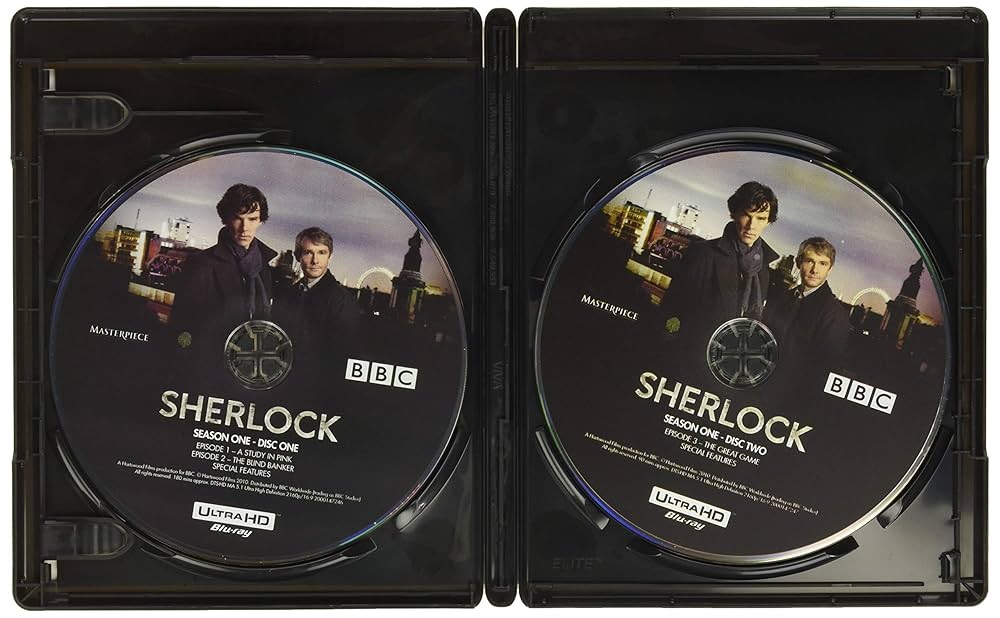 SHERLOCK DVD セット (シーズン1-4) Amazon.com: Sherlock: Seasons 1-4 & Abominable Bride Gift